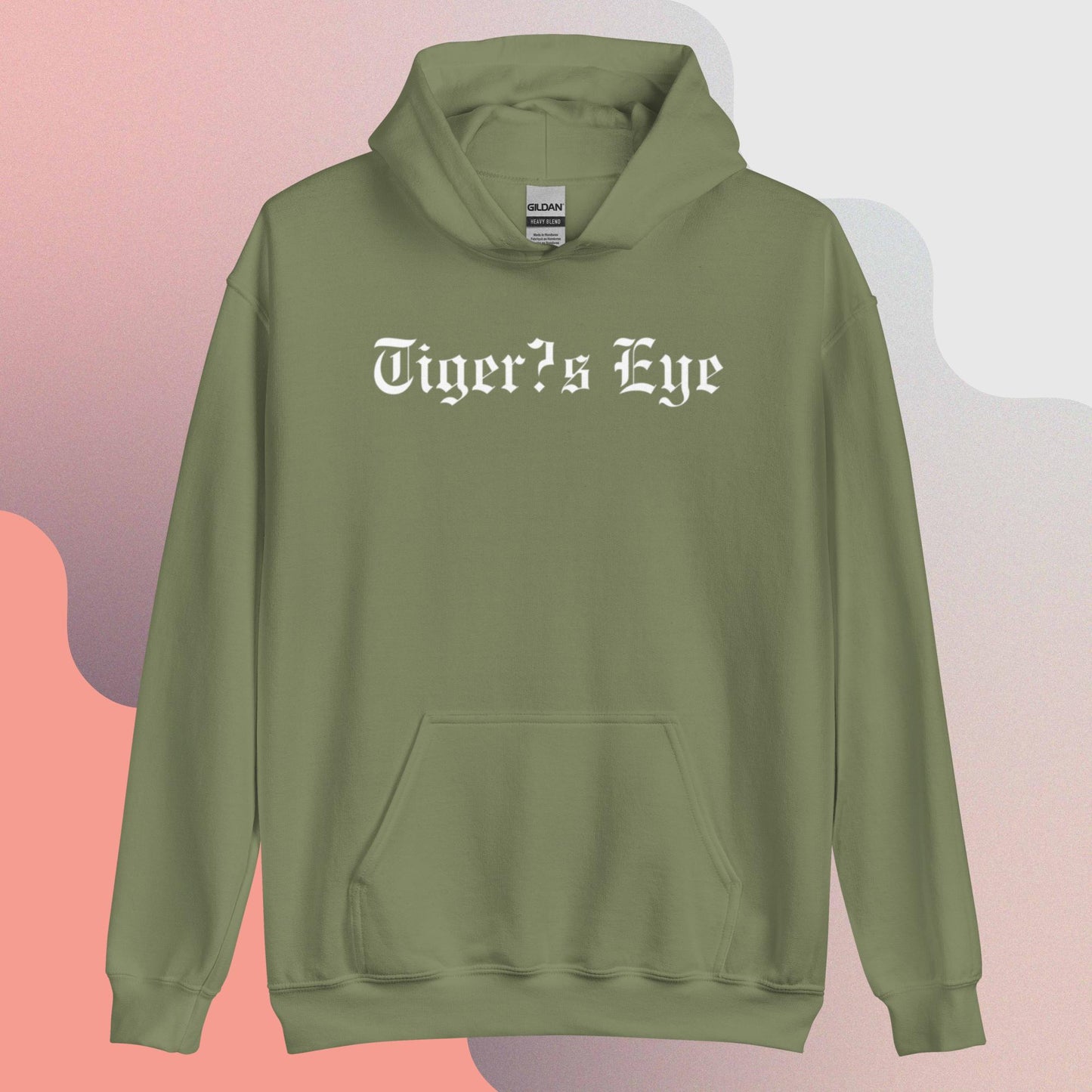 Unisex Hoodie w/design on back + text on front