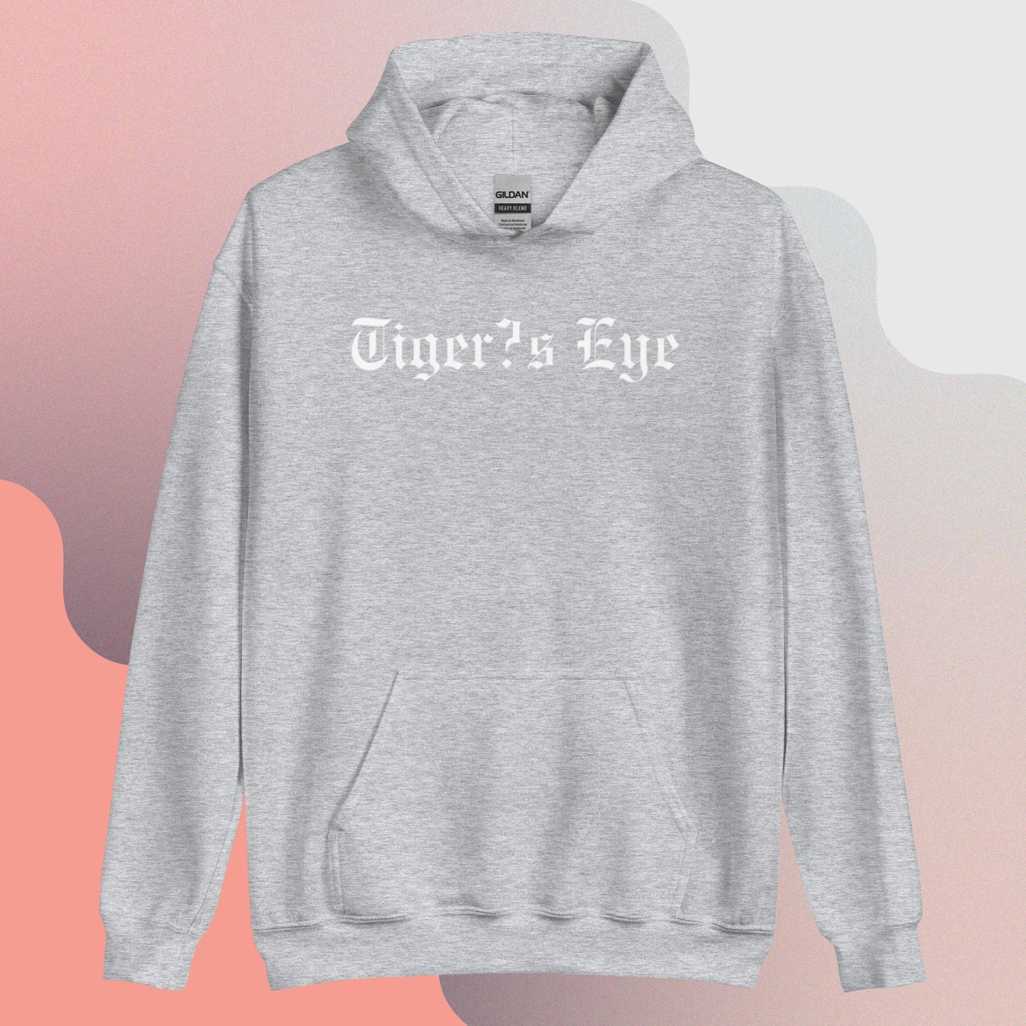 Unisex Hoodie w/design on back + text on front